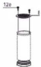 GRUNDIG GEDD 5481 XB - AIR OUTLET - RECIRCULATION VERSION - 2
