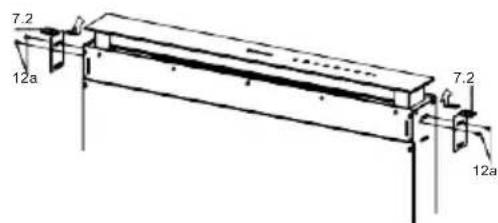 GRUNDIG GEDD 5481 XB - Introduction du corps de hotte dans le plan en passant par le bas - 4