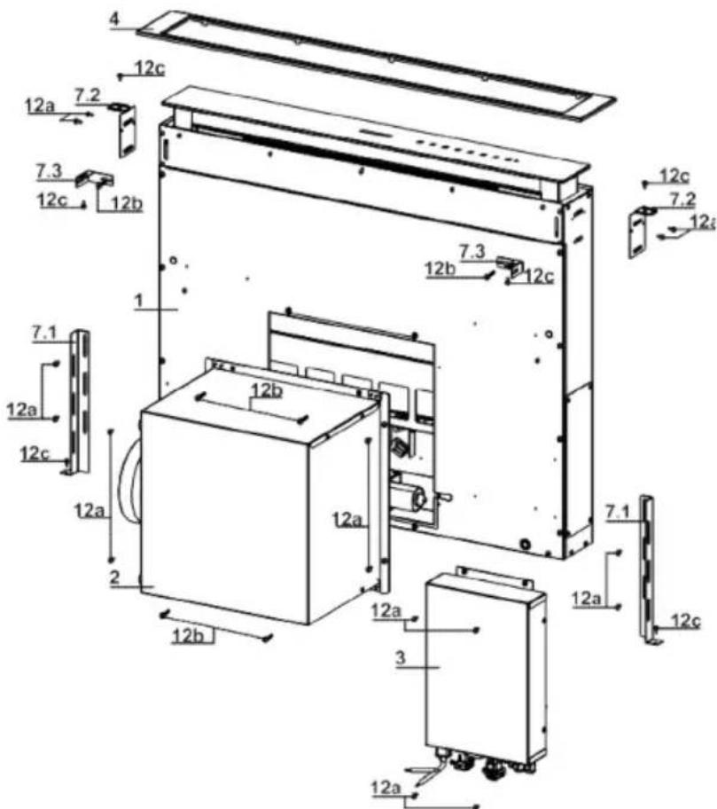 GRUNDIG GEDD 5481 XB - Inserción/extracción del aparato   jPeligro de lesiones! - 2