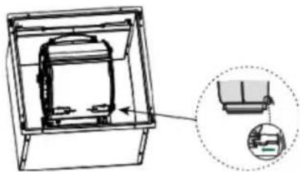 GRUNDIG GEDD 5481 XB - Befestigung der unteren Bügel - 6