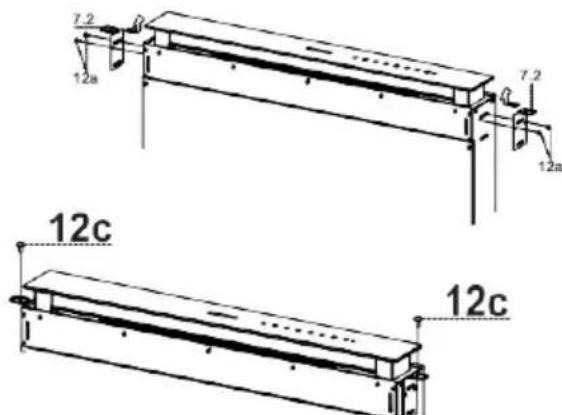 GRUNDIG GEDD 5481 XB - Einsetzen des Haubenkörpers in die Arbeitsplattenmaterial vonunter - 4
