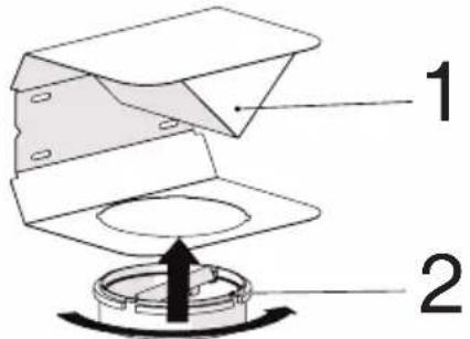 GRUNDIG GDSP5460BC - Installation d'un déflecteur d'air - 2