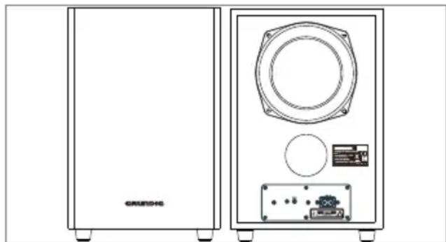 GRUNDIG GSB 910 SW - Tilkobling av subwoofer - 1