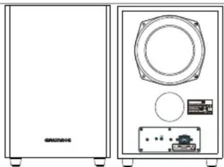 GRUNDIG GSB 910 SW - Subwoofer Bağlantısı - 1