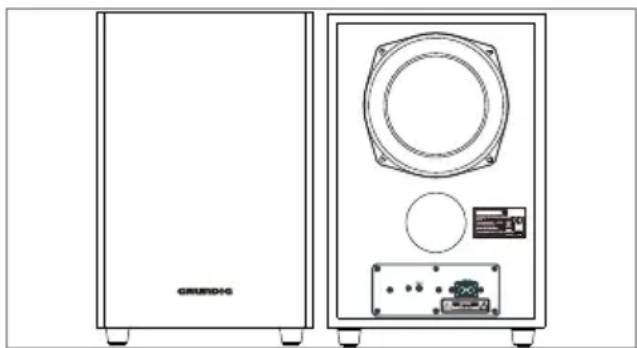 GRUNDIG GSB 910 SW - Subwooferin liitäntä - 1