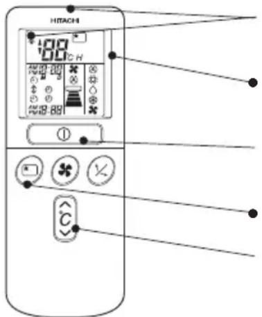 HITACHI RASS18H2A - FERNBEDIENUNG - 1