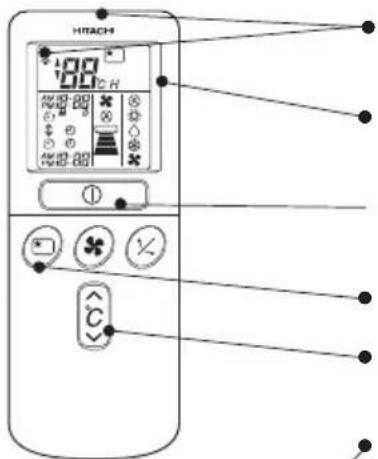 HITACHI RASS18H2A - MANDO A DISTANCIA - 1