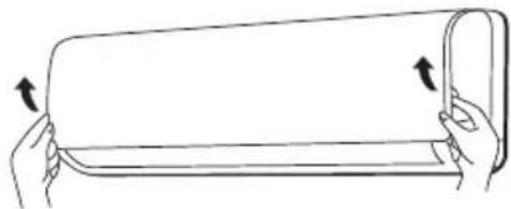HITACHI RASS18H2A - Abra el panel frontal. - 1