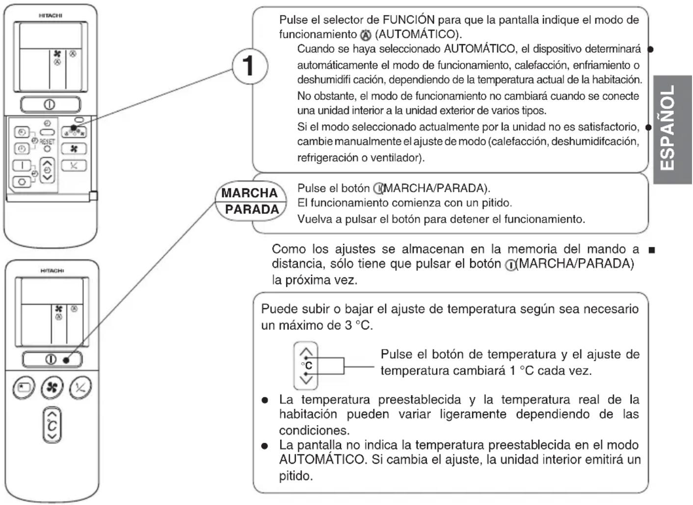 HITACHI RASS18H2A - ■ Control de reinicio automático - 1