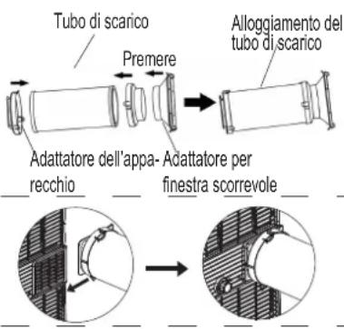 COMFEE MPPH07CRN7 - Terzo passo: Preparazione del cursore regolabile della finestra - 1