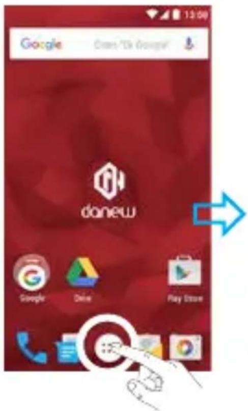 DANEW Konnect 605 - LISTE DES APPLICATIONS - 1