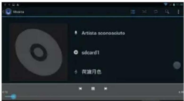 Trevi TAB 7 3G S - Utilice el dispositivo de un reproductor de medios múltiples Reproducción de audio: - 2