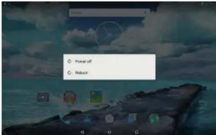 Trevi TAB 7 3G S - To power off the device: - 1