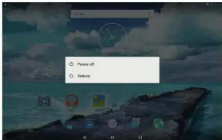 Trevi TAB 7 3G S - Para apagar el dispositivo: - 1