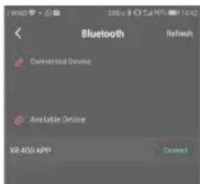 Trevi XR 400 APP - Pairing the application to the device - 1