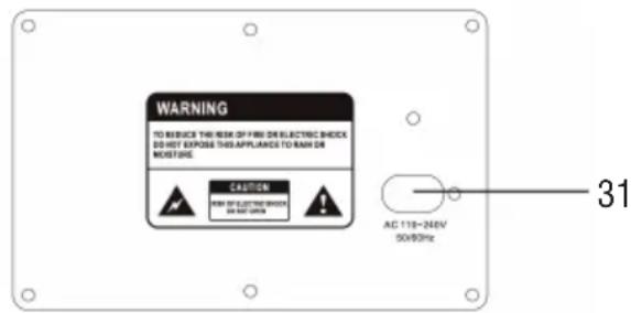 Trevi XF 4200 DJ - PANEL TRASERO - 2