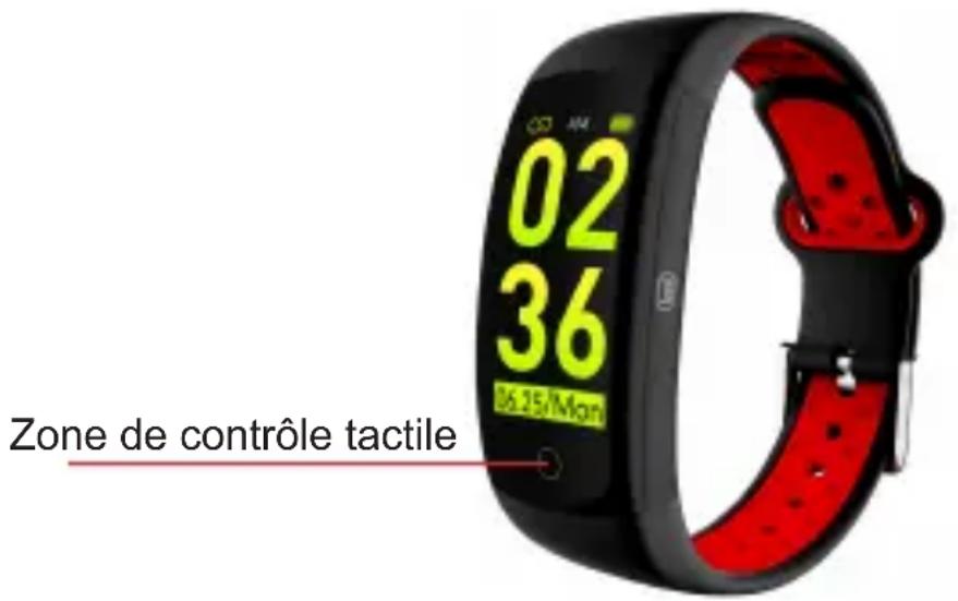Trevi TFit 250 GPS - Mode d'opération du bracelet - 1