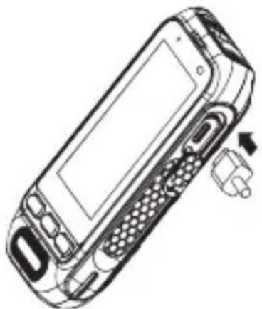 RugGear RG360 - yctaHOBka 6aTapen/yctaHOBka KapT Micro SIM n Micro SD - 3