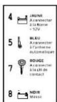 DENVER CAU444BT - CÂBLAGE VOTRE RADIO - 1