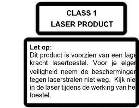 Krüger&Matz KM1598D - Laser product - 2