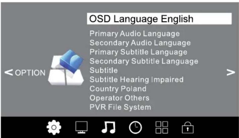 Krüger&Matz KM0255UHD - OPTIES MENU - 1