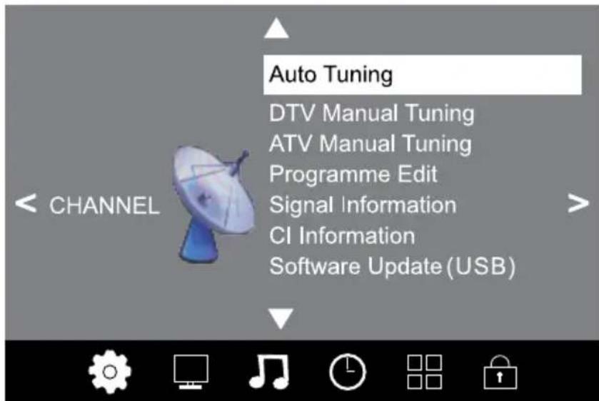 Krüger&Matz KM0255UHD - Auto Tuning (DVB-T) - 1