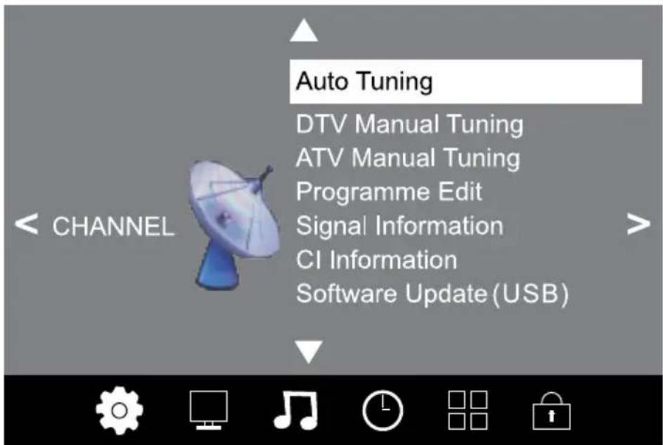 Krüger&Matz KM0255UHD - Autoréglage dvb-c (télévision par câble) - 1