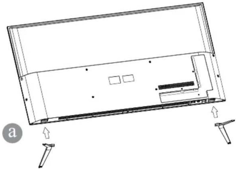 Krüger&Matz KM0255UHD - Base stand assembly instruction - 1