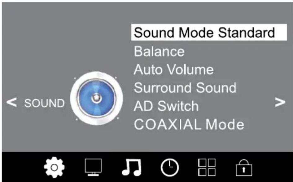 Krüger&Matz KM0255UHD - SOUND MENU - 1