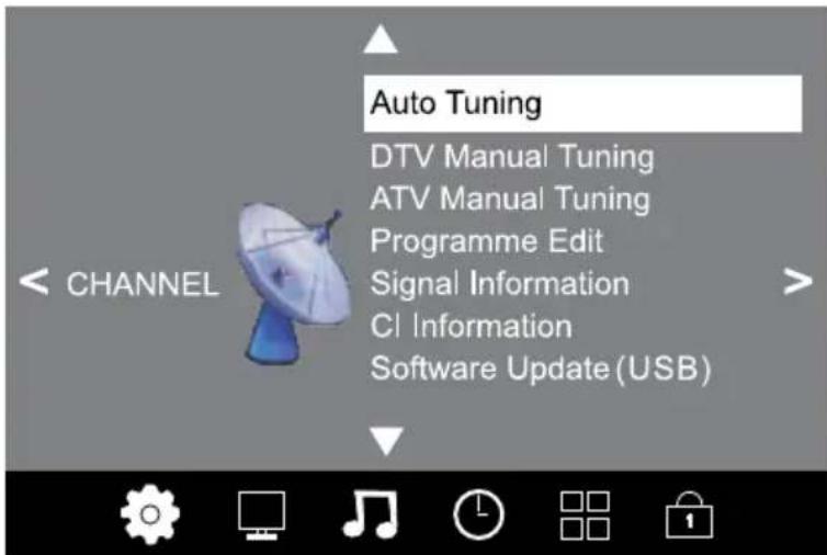 Krüger&Matz KM0255UHD - Autoréglage dvb-t (télévision terrestre) - 2
