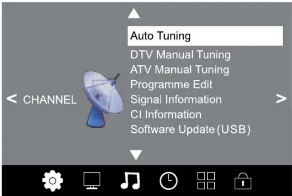 Krüger&Matz KM0255UHD - Automatische Sendersuche (DVB-C) - 1