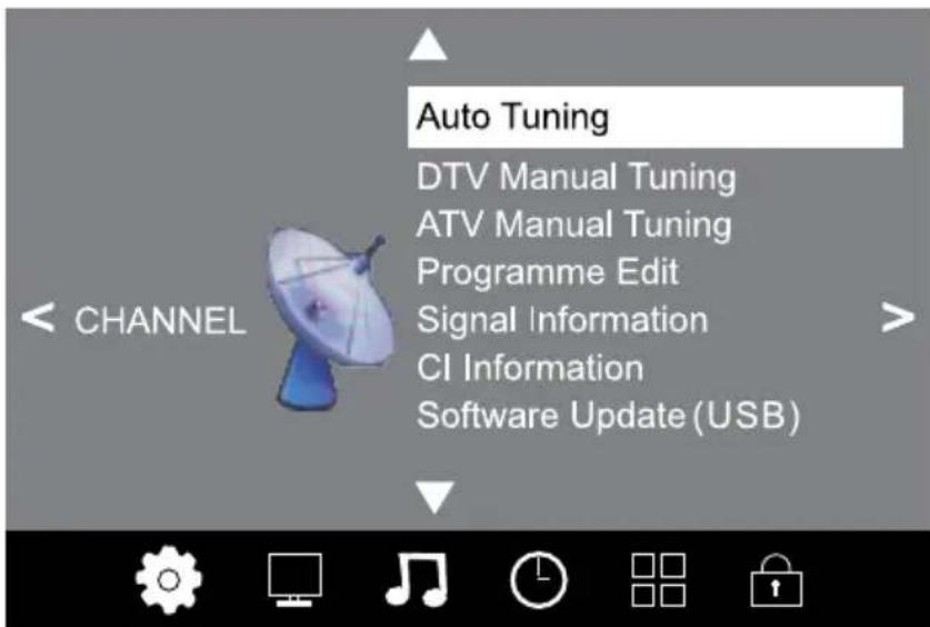 Krüger&Matz KM0255UHD - Automatische Sendersuche (DVB-T) - 1