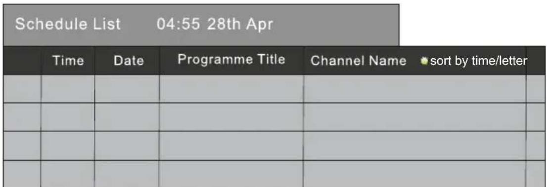 Krüger&Matz KM0255UHD - Terminarz - 1
