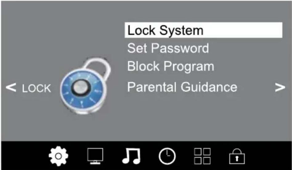 Krüger&Matz KM0255UHD - LOCK MENU - 1