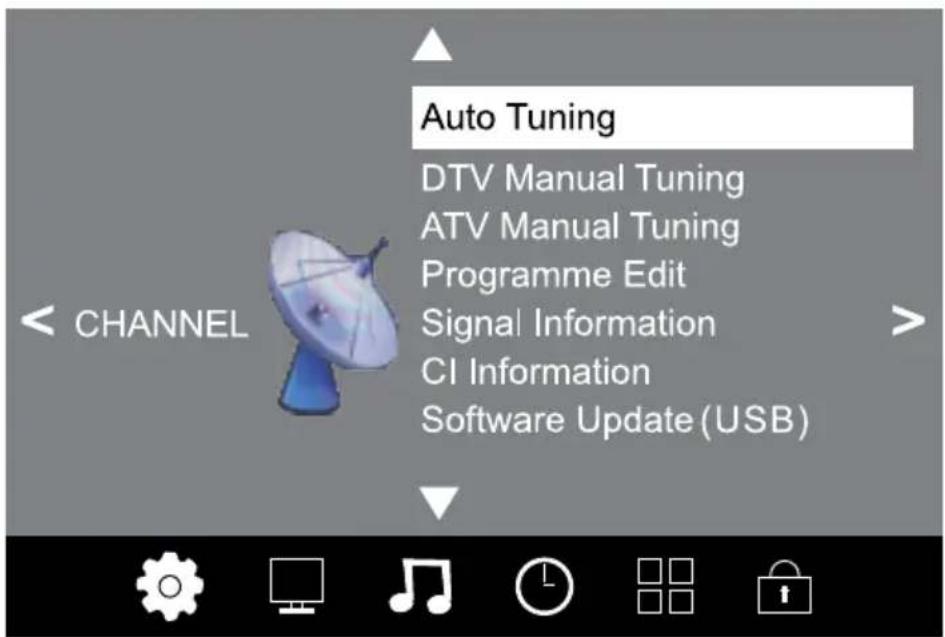 Krüger&Matz KM0255UHD - Sintonización automática DVB-C (television por cable) - 1