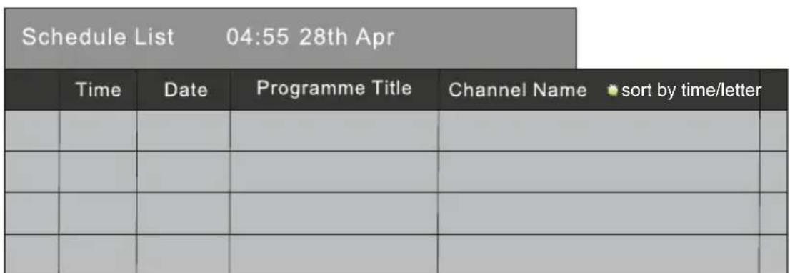Krüger&Matz KM0255UHD - Zeitplan - 1