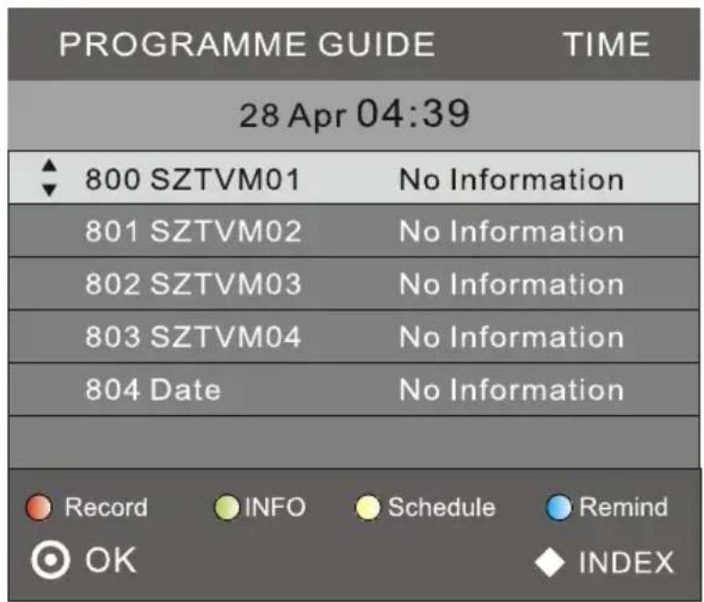 Krüger&Matz KM0255UHD - EPG (guide électronique des programmes) - 1
