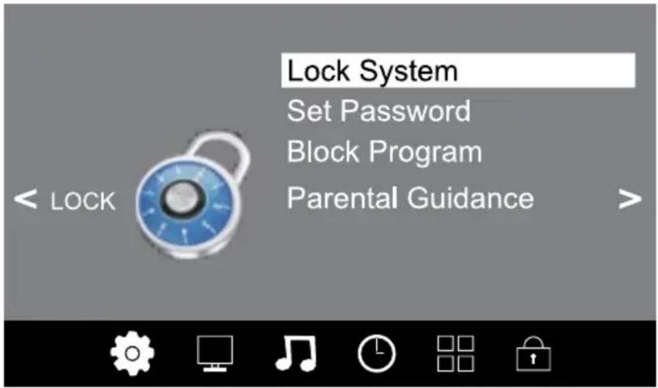 Krüger&Matz KM0255UHD - SPERRMENU - 1