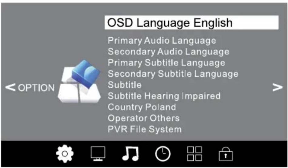 Krüger&Matz KM0255UHD - OPTION MENU - 1