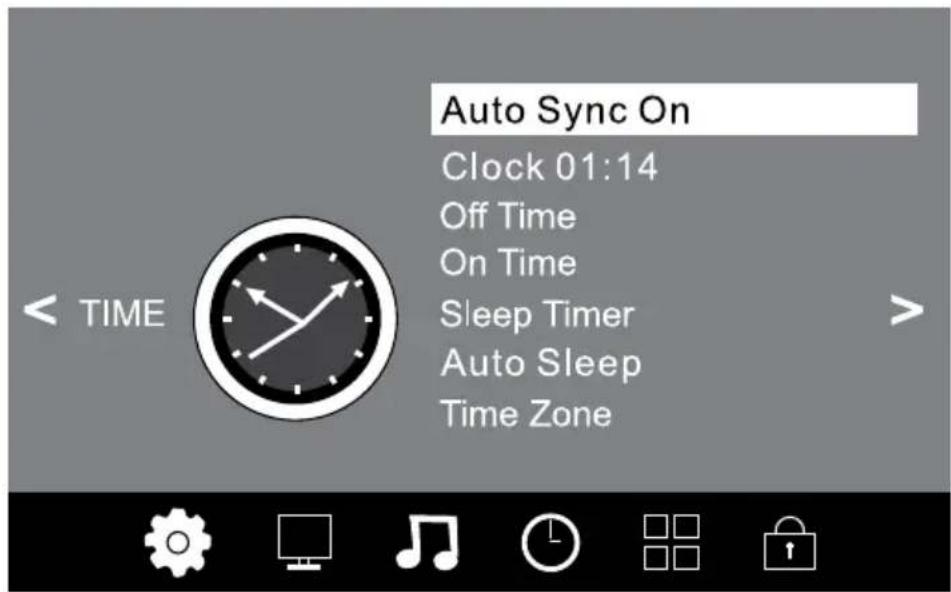 Krüger&Matz KM0255UHD - ZEITEINSTELLUNGSMENU - 2