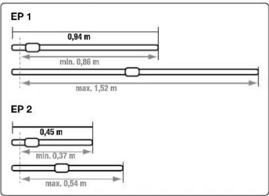 HK AUDIO E 835 - EP 1/EP 2 Speaker Poles - 2