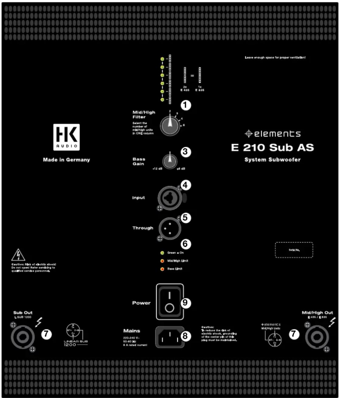 HK AUDIO E 835 - 2