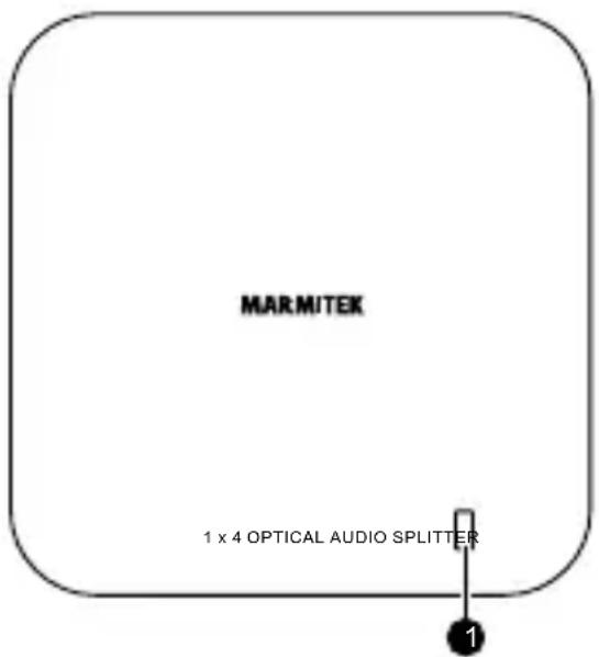 MARMITEK 1 x 4 OPTICAL AUDIO SPLITTER 1