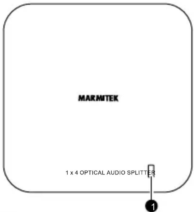 MARMITEK 1 x 4 OPTICAL AUDIO SPLITTER 1
