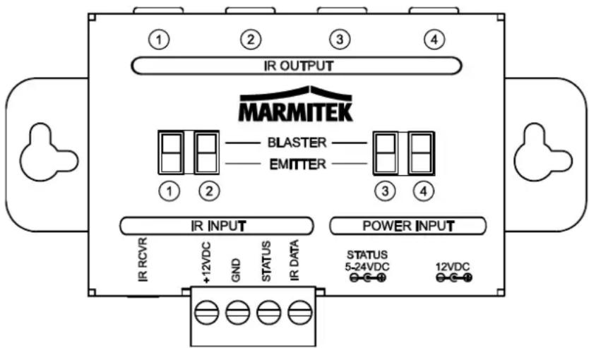 MARMITEK IR Control 1011 XTRA - BORNIERÀVIS: - 1