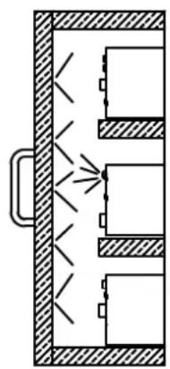 MARMITEK IR Control 1011 XTRA - Placing the IR extension cable with one blaster LED - 3