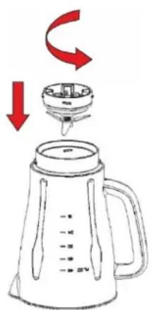 Exquisit MU 3001 we - Standmixer zusammensetzen - 1