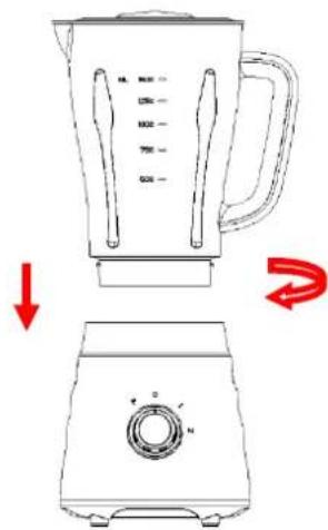 Exquisit MU 3001 we - Compose the blender - 3