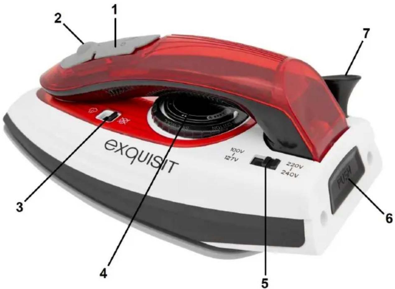 Exquisit BR 3101 wer - Travel Iron - 1