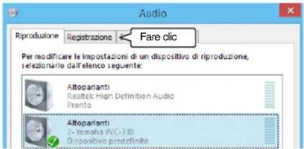 YAMAHA YVC330 - Fare clic sulla scheda "Registrazione". - 1